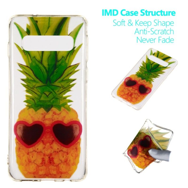 Cover Samsung Galaxy S10 Mobilcover Ananas Inkognito