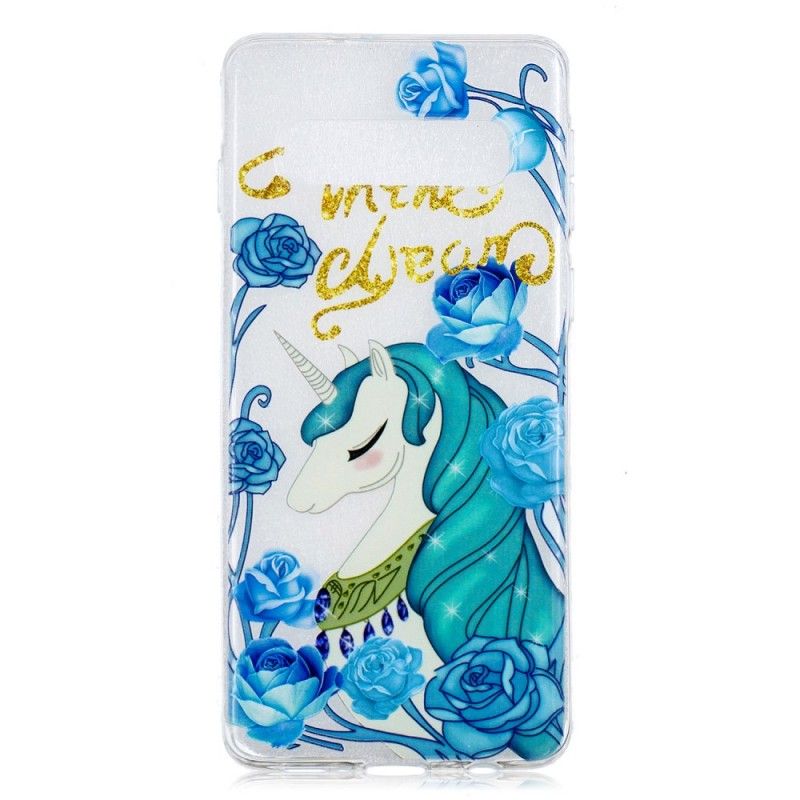 Cover Samsung Galaxy S10 Prinsesse Enhjørning Beskyttelse