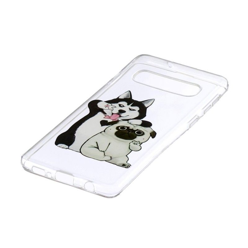 Cover Samsung Galaxy S10 Sjove Hunde