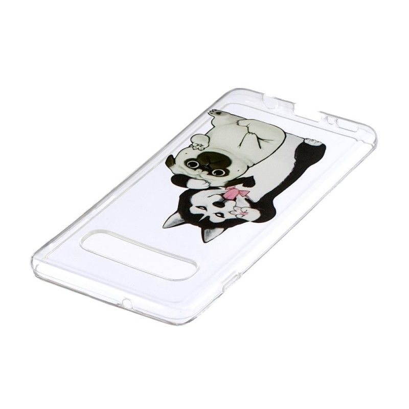 Cover Samsung Galaxy S10 Sjove Hunde