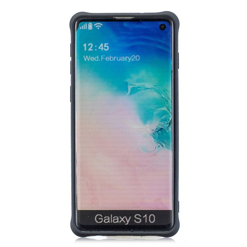 Cover Samsung Galaxy S10 Sort Blød Mat Silikone