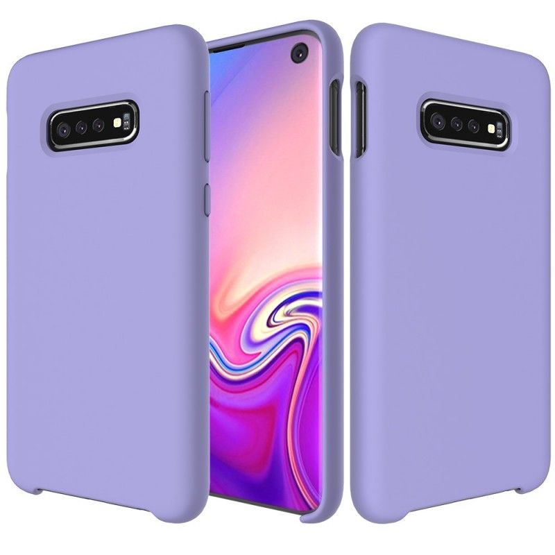 Cover Samsung Galaxy S10 Sort Mat Silikone Beskyttelse