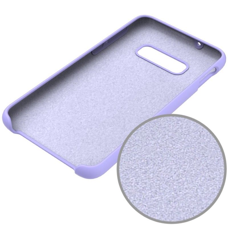 Cover Samsung Galaxy S10 Sort Mat Silikone Beskyttelse