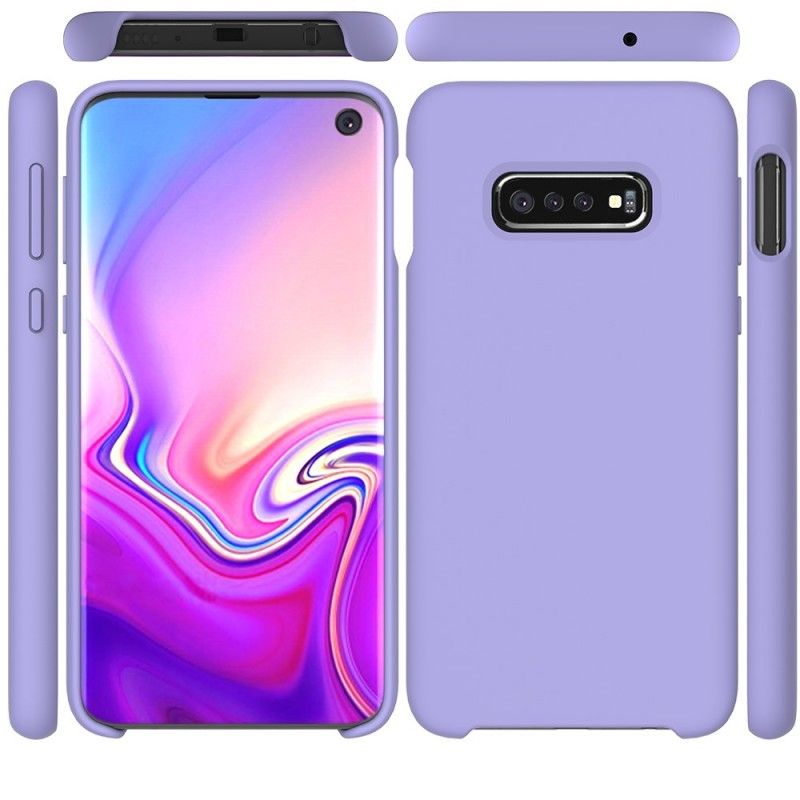 Cover Samsung Galaxy S10 Sort Mat Silikone Beskyttelse