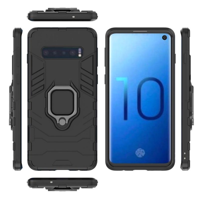 Cover Samsung Galaxy S10 Sort Resistent Ring