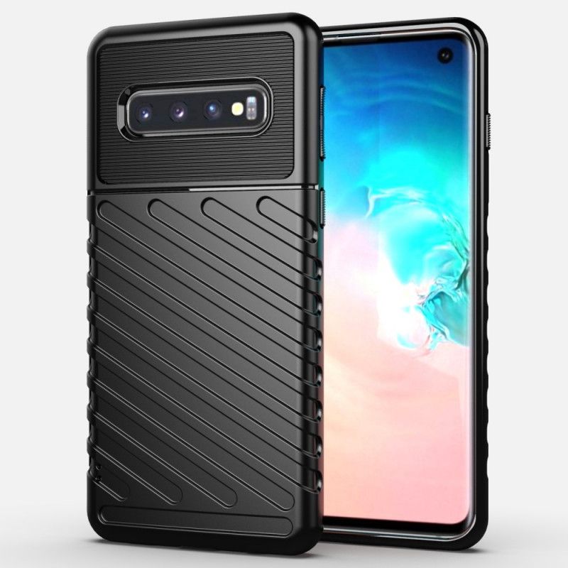 Cover Samsung Galaxy S10 Sort Torden Serie Beskyttelse