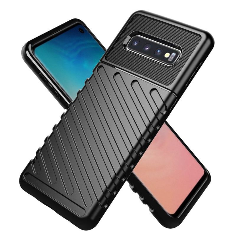 Cover Samsung Galaxy S10 Sort Torden Serie Beskyttelse