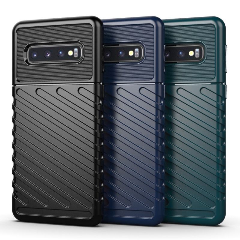 Cover Samsung Galaxy S10 Sort Torden Serie Beskyttelse