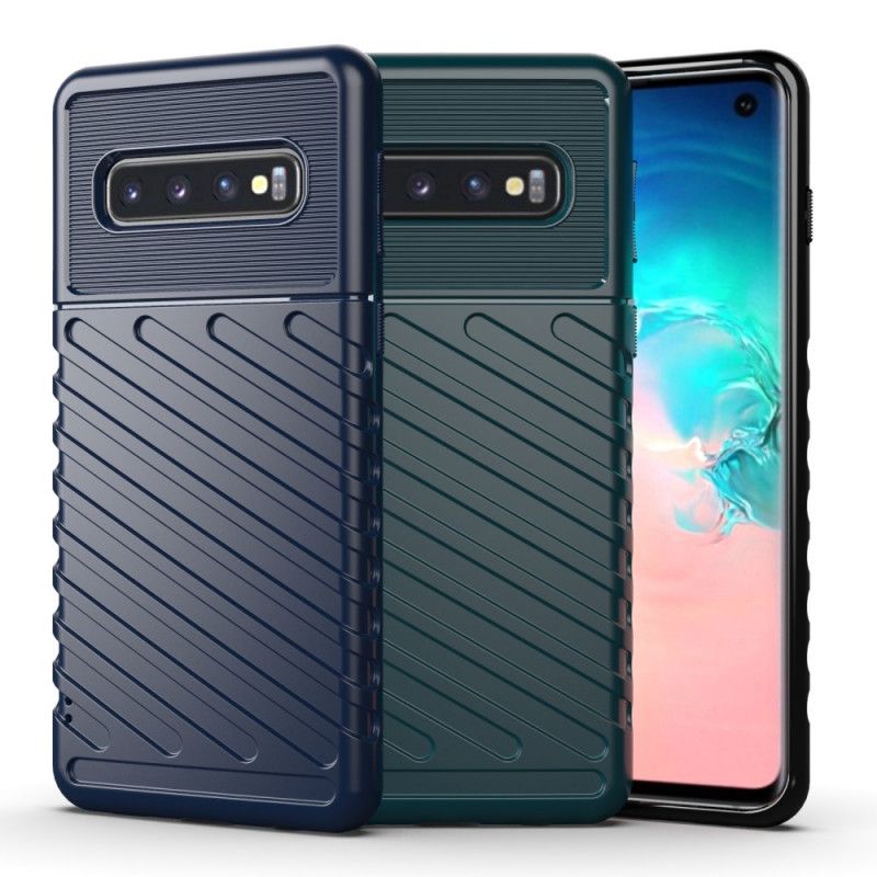 Cover Samsung Galaxy S10 Sort Torden Serie Beskyttelse