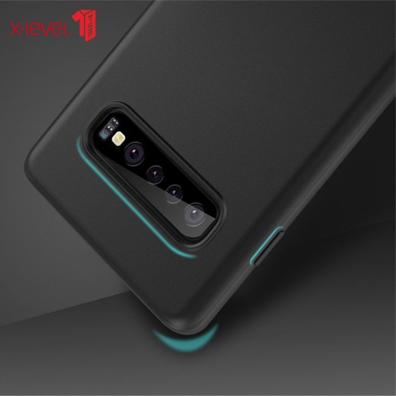 Cover Samsung Galaxy S10 Sort Ultrafin Frostet På X-Niveau