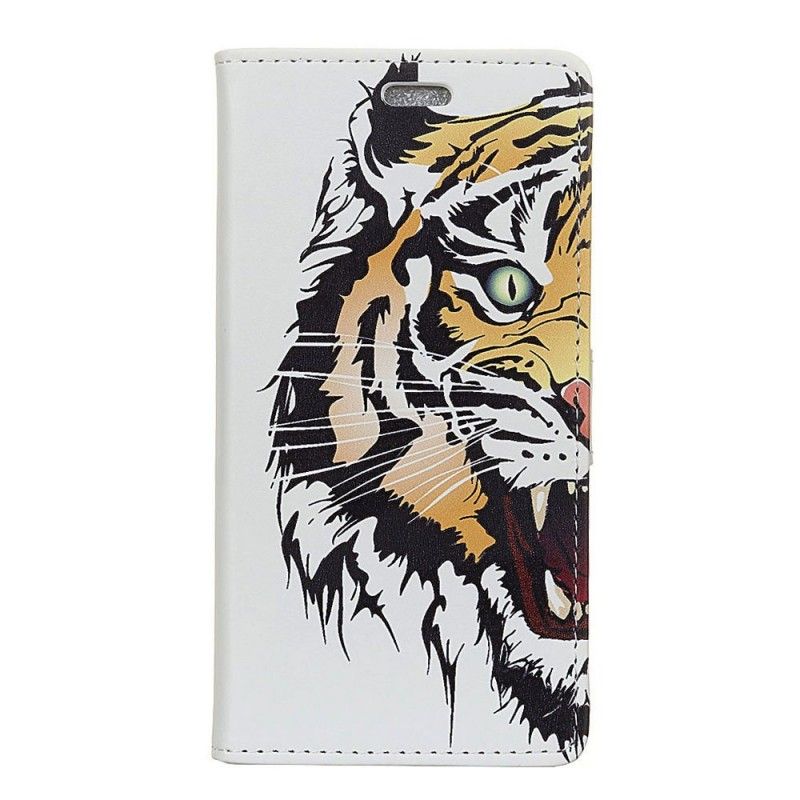 Flip Cover Læder for Samsung Galaxy S10 Hård Tiger