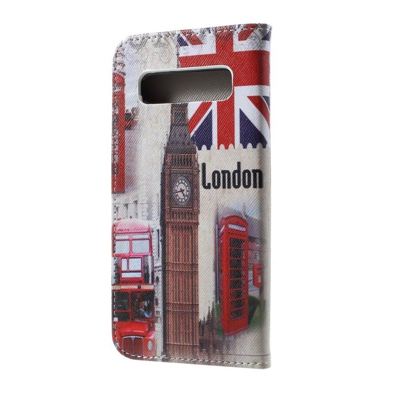 Flip Cover Læder for Samsung Galaxy S10 London Liv