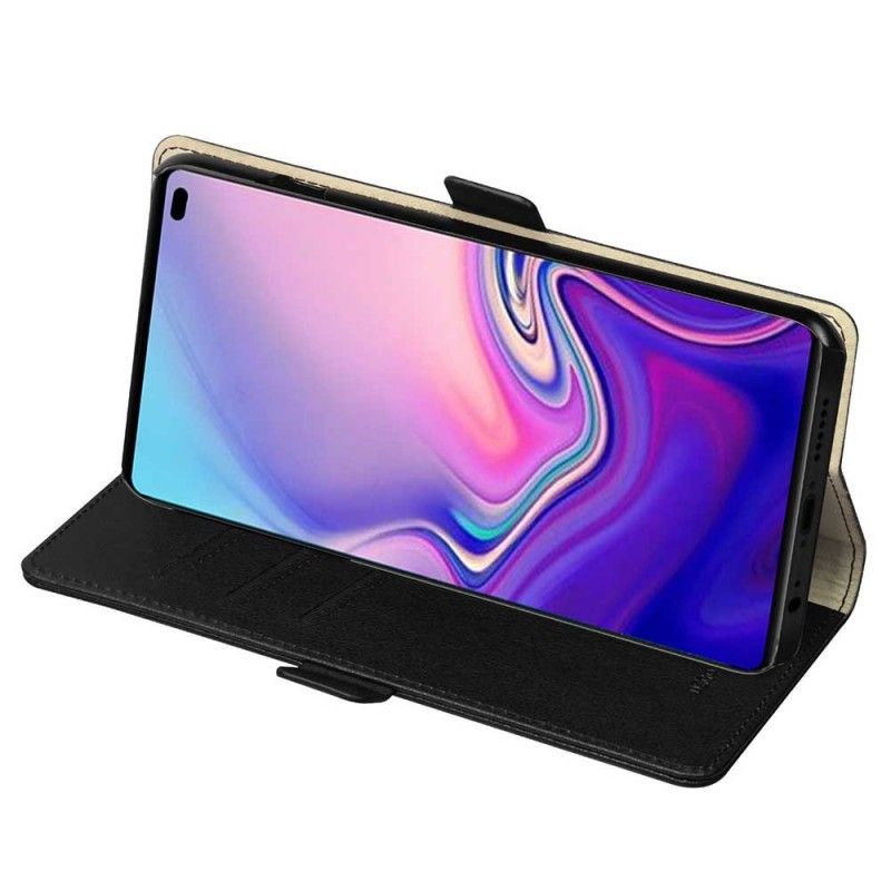 Flip Cover Læder Samsung Galaxy S10 Sort Dzgogo Miloserie Beskyttelse