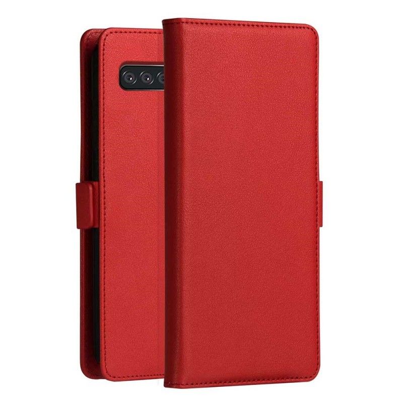 Flip Cover Læder Samsung Galaxy S10 Sort Dzgogo Miloserie Beskyttelse