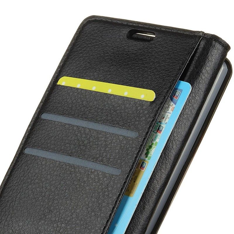 Flip Cover Læder Samsung Galaxy S10 Sort Retro Kunstlæder Beskyttelse