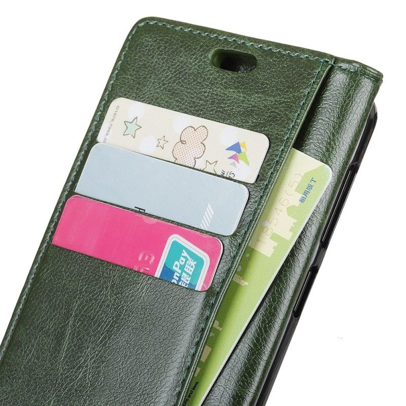 Flip Cover Samsung Galaxy S10 Grøn Kunstlæder Elegance Lukning