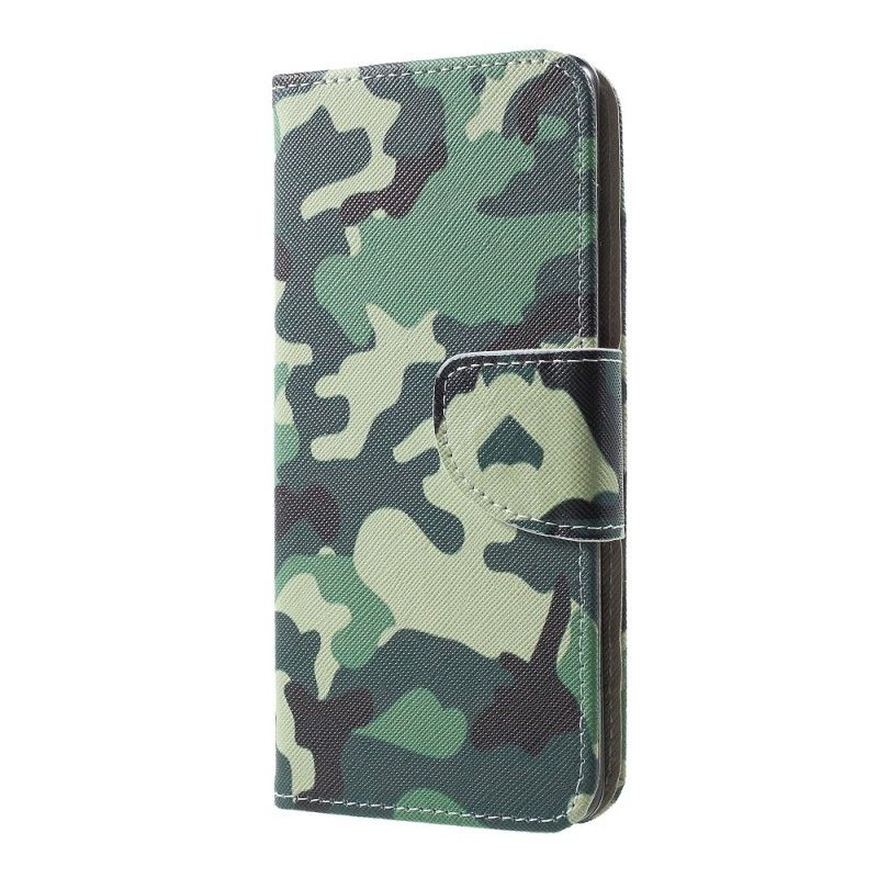 Flip Cover Samsung Galaxy S10 Mobilcover Militær Camouflage