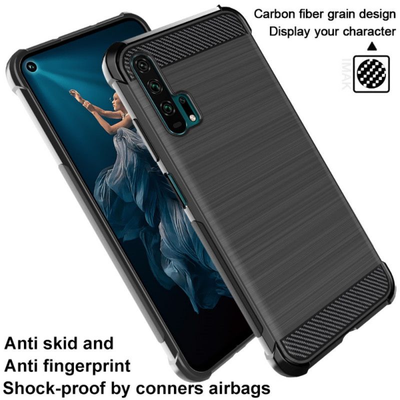 Cover Honor 20 Pro Imak Børstet Kulfiber