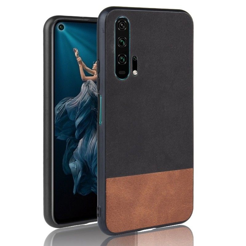 Cover Honor 20 Pro Sort Tofarvet Glat