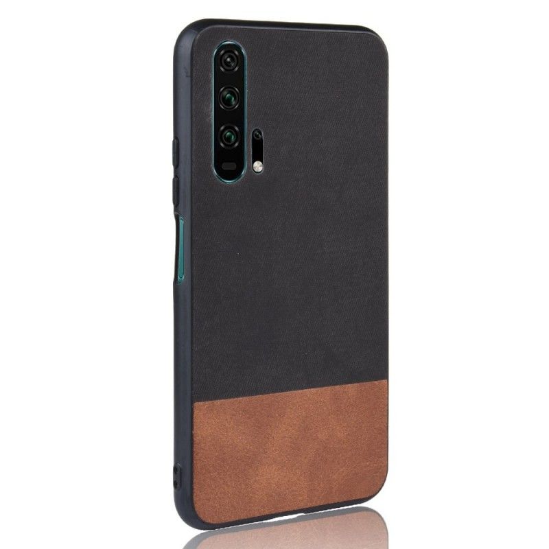 Cover Honor 20 Pro Sort Tofarvet Glat