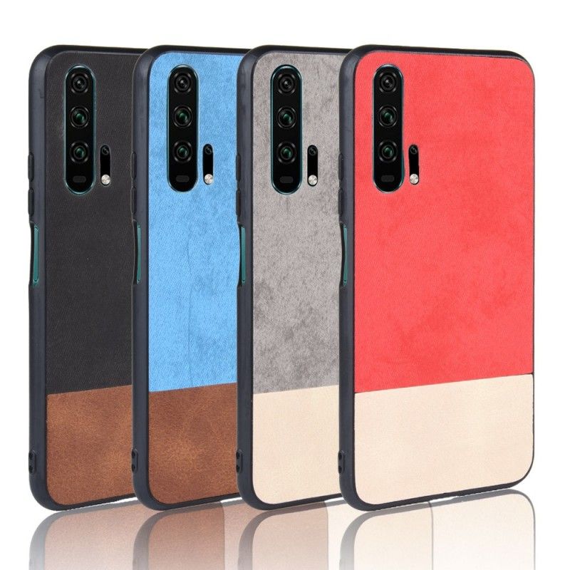 Cover Honor 20 Pro Sort Tofarvet Glat