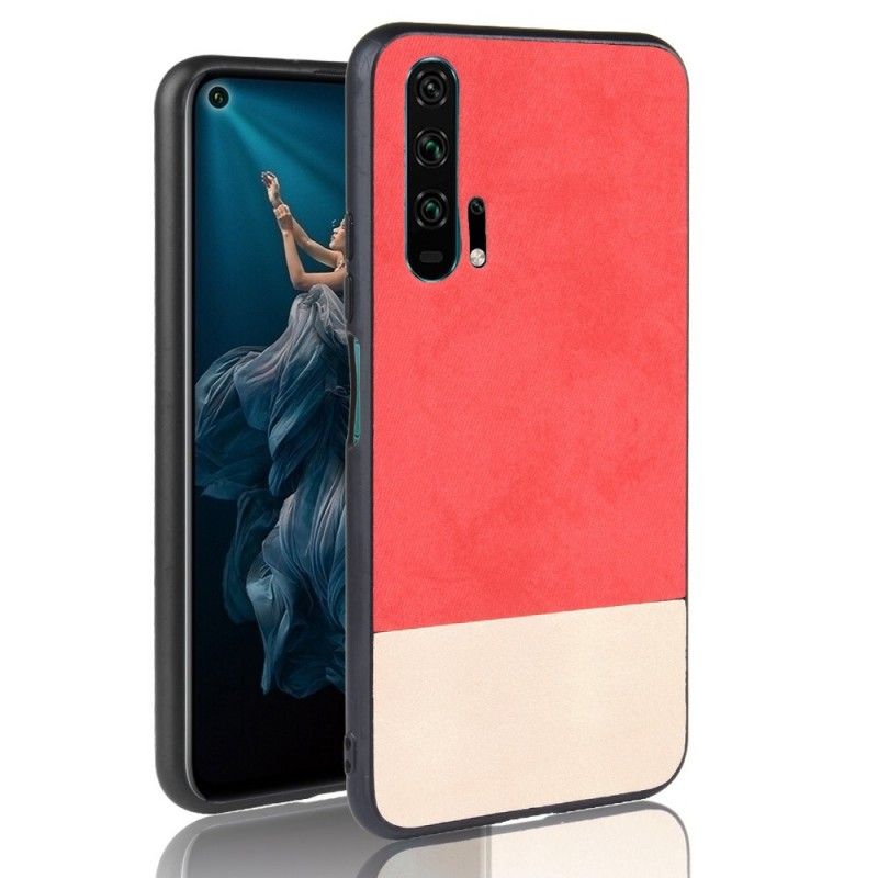 Cover Honor 20 Pro Sort Tofarvet Glat