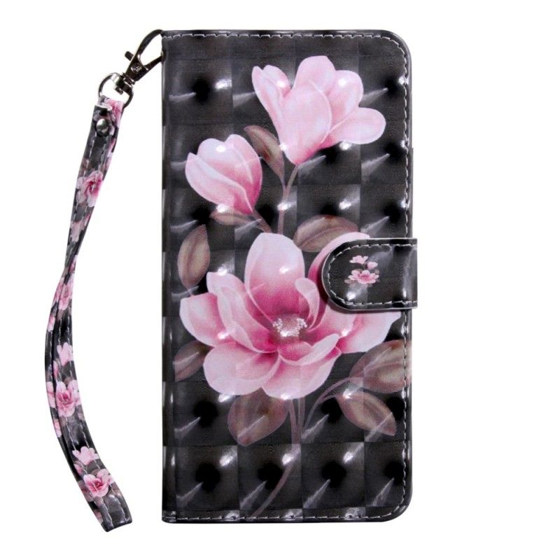 Flip Cover Læder Honor 20 Pro Blomster Blomstrer