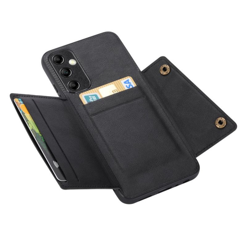 Cover Samsung Galaxy A15 5g Kortholder I Læderstil