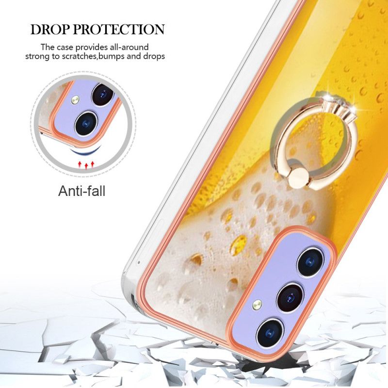 Cover Samsung Galaxy A15 5g Ring-holder Sjov Mønster