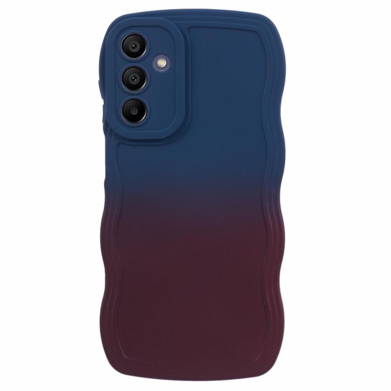 Cover Samsung Galaxy A15 5g Tofarvet Bølget Silikone