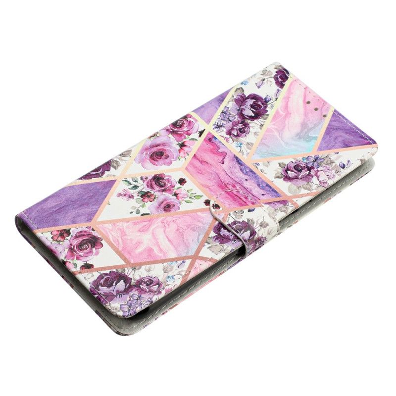 Flip Cover Samsung Galaxy A15 5g Lilla Blomster I Lainère