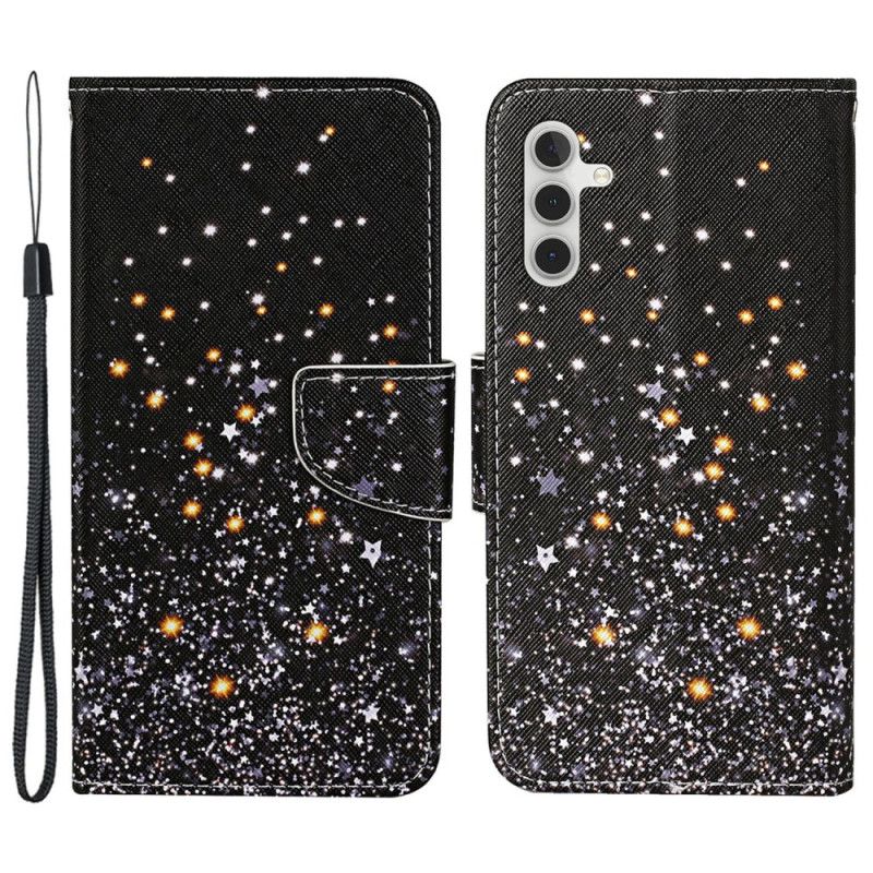 Flip Cover Samsung Galaxy A15 5g Stjernebruser I Lnaière