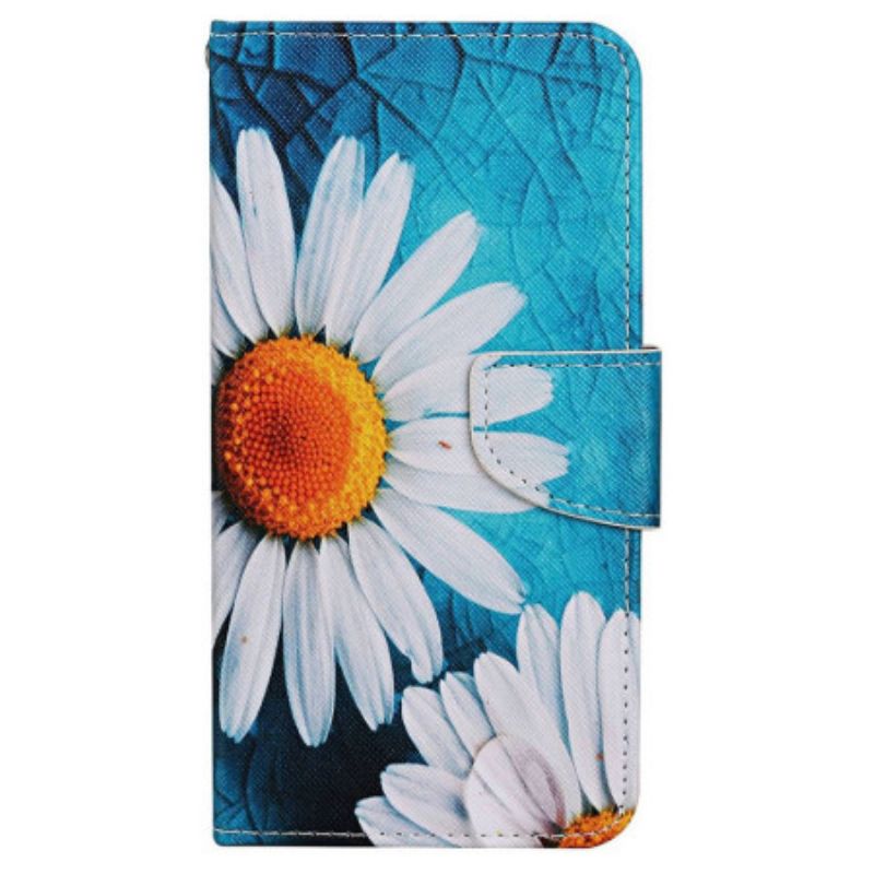 Flip Cover Samsung Galaxy A15 5g Stor Remkrysantemum