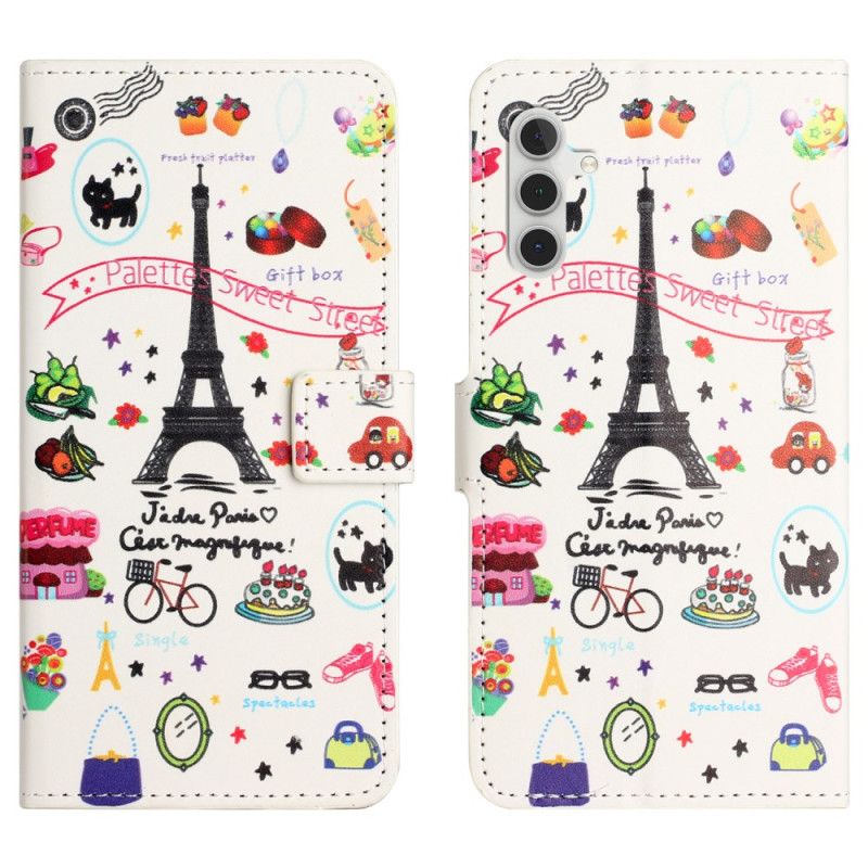 Flip Cover Til Samsung Galaxy A15 5g Jeg Elsker Paris