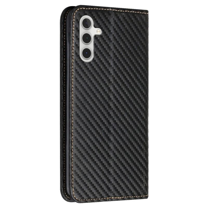 Læder Cover Samsung Galaxy A15 5g Kulfiber