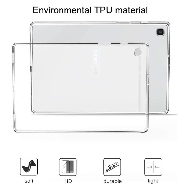 Cover for Samsung Galaxy Tab A7 Gennemsigtig Silikone