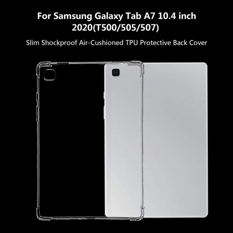 Cover Samsung Galaxy Tab A7 Mobilcover Gennemsigtige Forstærkede Hjørner