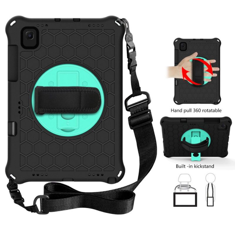 Cover Samsung Galaxy Tab A7 Sort Mobilcover Eva Skulderrem Og Holder