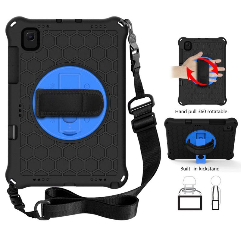 Cover Samsung Galaxy Tab A7 Sort Mobilcover Eva Skulderrem Og Holder