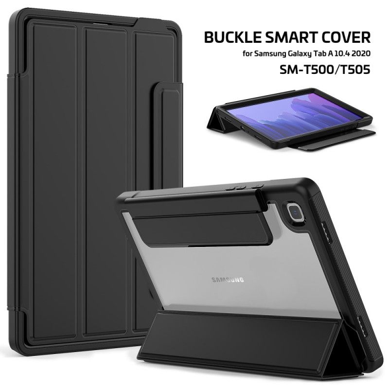 Cover Samsung Galaxy Tab A7 Sort Mobilcover Flytbart Medie Med Skærmfilm