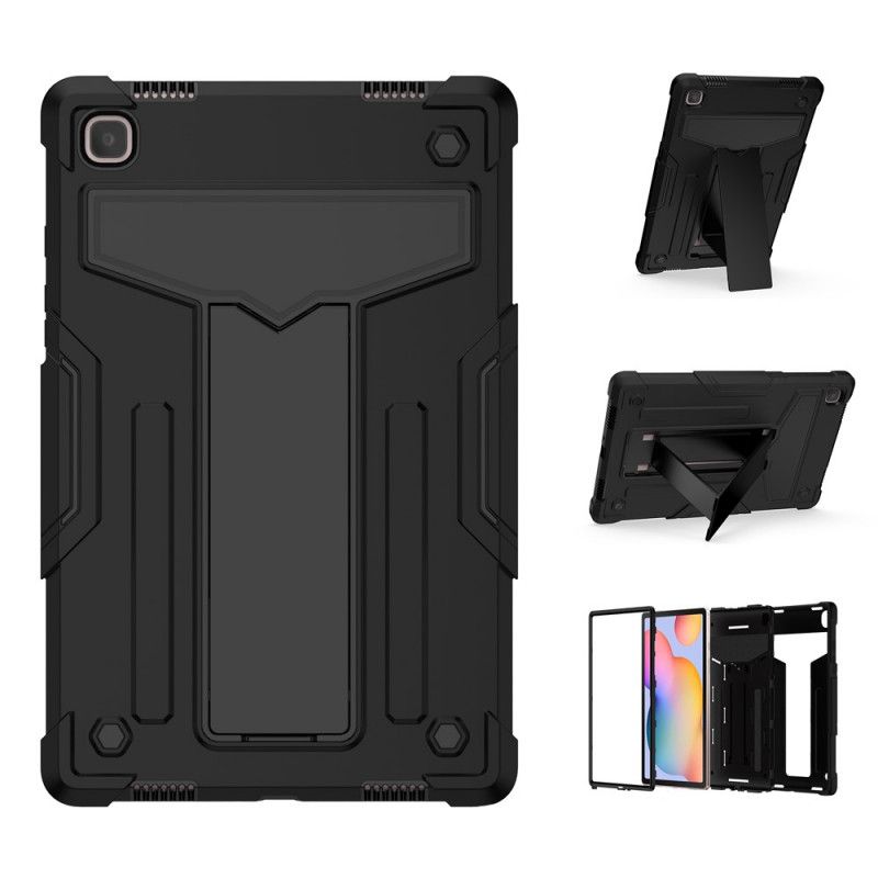 Cover Samsung Galaxy Tab A7 Sort Resistent Foldbar Støtte Beskyttelse