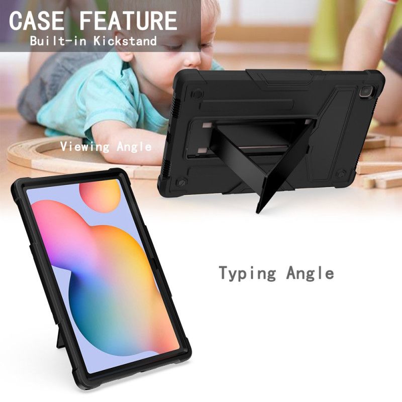 Cover Samsung Galaxy Tab A7 Sort Resistent Foldbar Støtte Beskyttelse