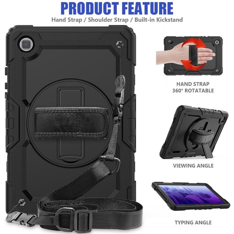 Cover Samsung Galaxy Tab A7 Sort Resistent Multifunktionel Beskyttelse