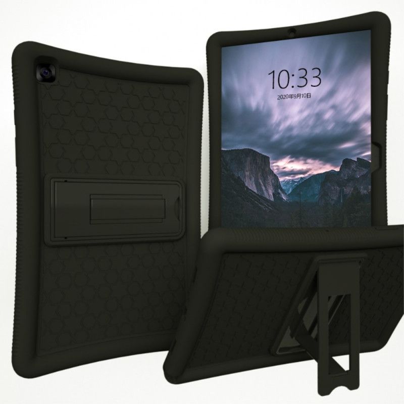 Cover Samsung Galaxy Tab A7 Sort Silikonestøtte