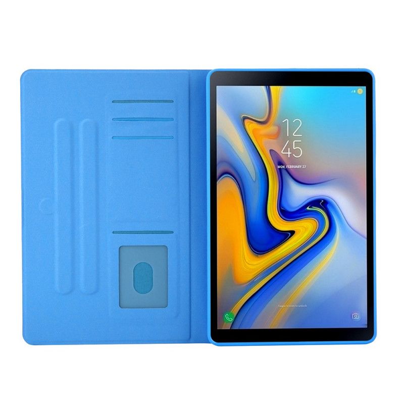 Flip Cover Læder for Samsung Galaxy Tab A7 Brandmand Elefant