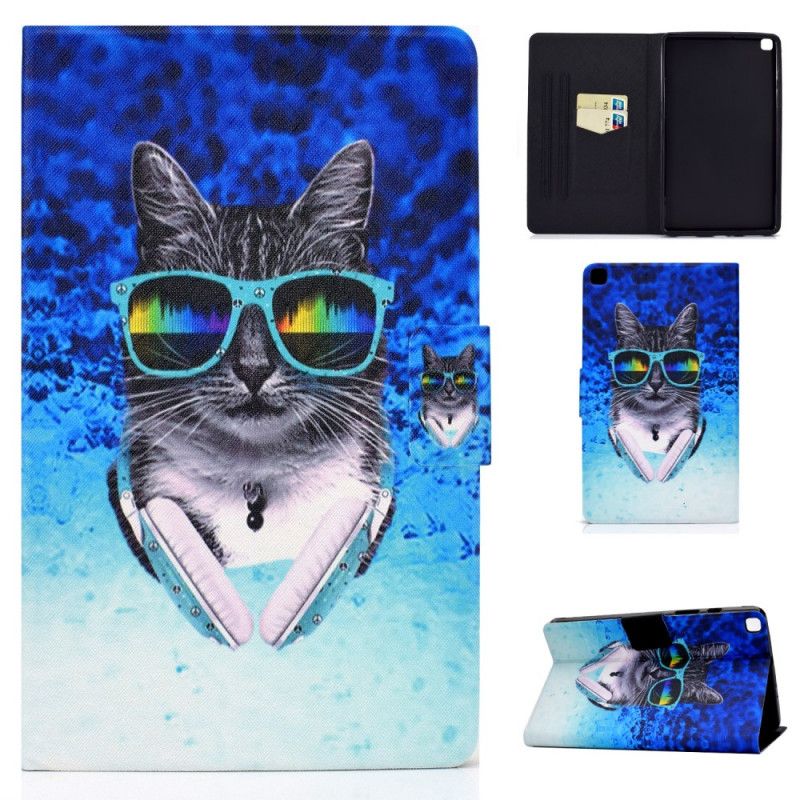 Flip Cover Læder for Samsung Galaxy Tab A7 Dj Kat