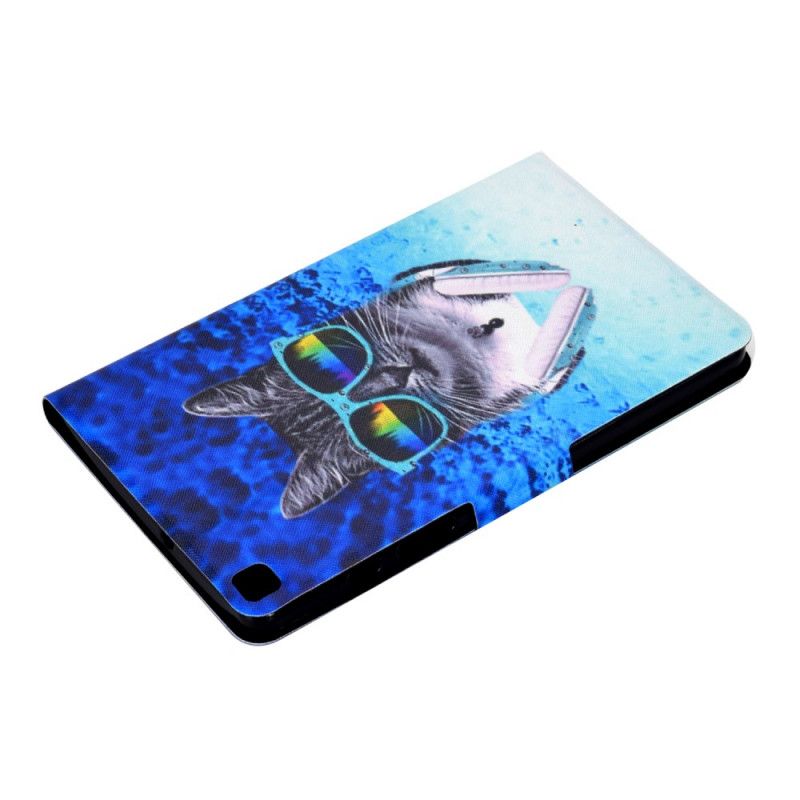 Flip Cover Læder for Samsung Galaxy Tab A7 Dj Kat