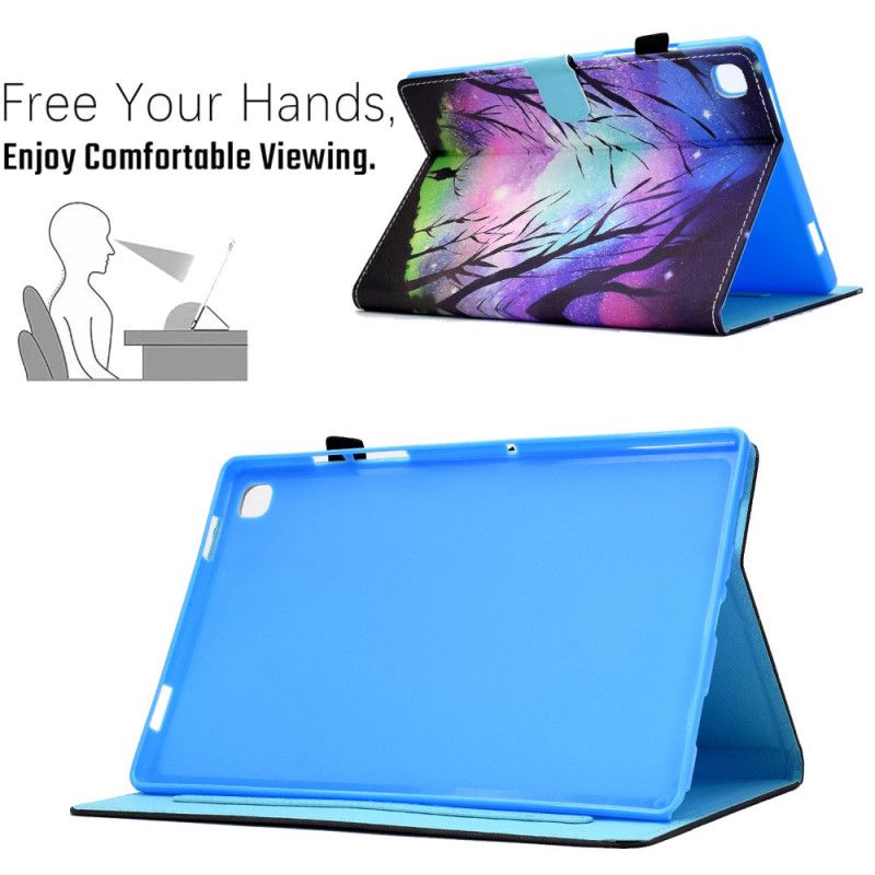 Flip Cover Læder for Samsung Galaxy Tab A7 Kongelige Hjorte