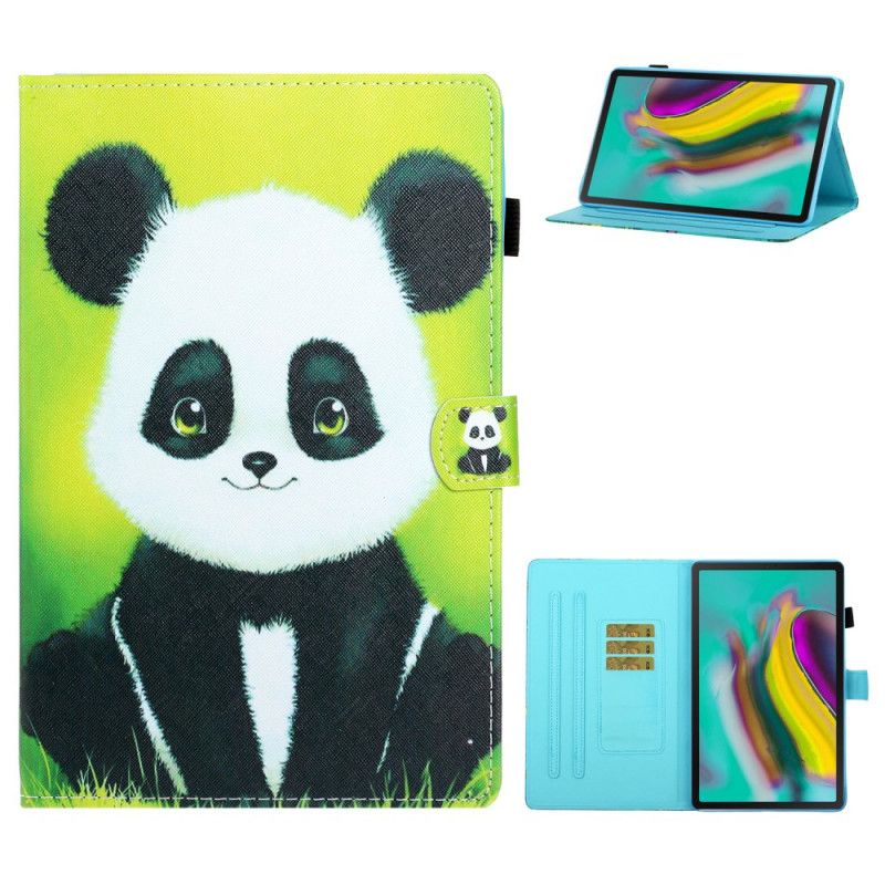 Flip Cover Læder for Samsung Galaxy Tab A7 Sød Panda