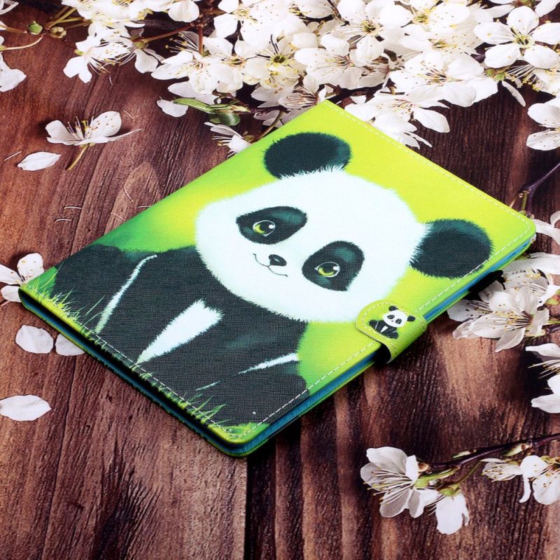 Flip Cover Læder for Samsung Galaxy Tab A7 Sød Panda